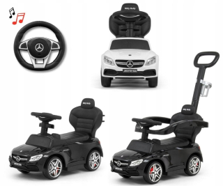 Detska chodúľka, chodítko - MILLY MALLY VEHICLE MERCEDES-AMG C63 COUPE BLACK