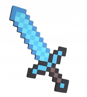 MINECRAFT DIAMANTOVÝ MEČ HRAČKA POSTAVIČKA