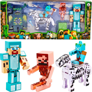 Figúrka - Minecraft veľká súprava figurín 5x figurínové príslušenstvo