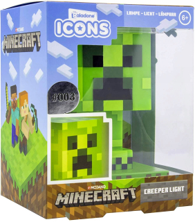 Nočná lampa do detskej izby - 3D Minecraft liana svetlometu LEGO lampa na základe licencie