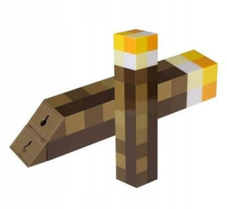 Nočná lampa do detskej izby - Minecraft Hand Torch lampa alebo stena hit