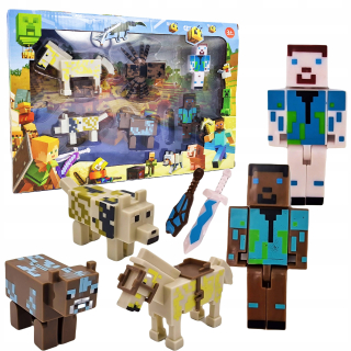 MINECRAFT VEĽKÁ SÚPRAVA FINIEK DOPLNKY Kôň PAVÚK