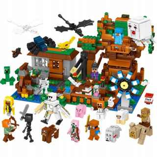 Stavebnica - Minecraft Poľnohospodárske a Mill Blocks Všetky znaky!
