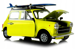 Autíčko pre deti - Mini Cooper 1300 Surfing Auto Model Welly 1:24