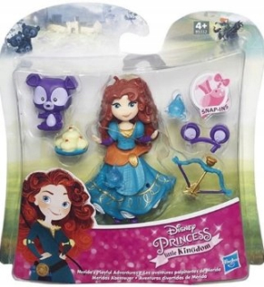 Bábika princezná - Mini Disney Merida B5332 Doll