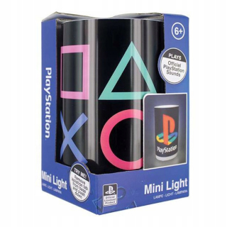 Nočná lampa do detskej izby - Mini Night PlayStation ikony Light so zvukom
