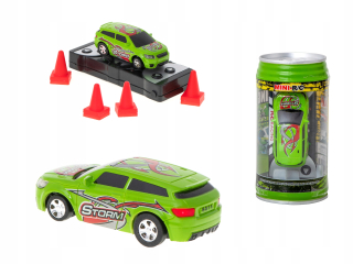 Auto na diaľkové ovládanie - Mini auto diaľkovo ovládané RC v plechovke