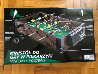 MINI TABUĽKA NA HRANIE FUTBALU