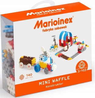 Stavebnica - Mini Oblátky Constructor - Marioinex - 140x Tehly
