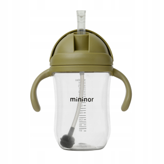 Tritanová nevylievacia fľaša so slamkou 330 ml Mininor