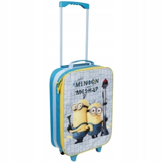 Detský kufor - Minions Minion Suitcase na kolesách batoh batožinu