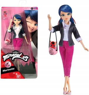 Miraculous - Kúzelná Lienka - Zázračný Doll Biedronka Marinette + príslušenstvo