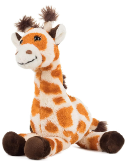 Teddy Bear Teddy Cuddly žiraf Bahati XS - 18 cm + zadarmo