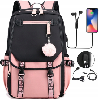 ŠKOLSKÝ BATOH MLÁDEŽE DO ŠKOLY USB SET