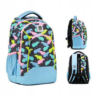 Viackomorový školský batoh Kite Multicolor 16 rokov