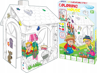 Papierové hračky - Mochtoys Big Cottage boxy Fun 99 cm