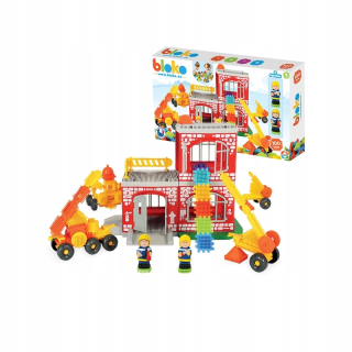 Stavebnica - Mochtoys Blocks Pin Tehly Hasičský W