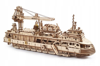 Model pre lepenie 3D Ugears lodí puzzle