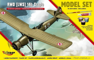 Stavebnica pre deti - Model pre lepenie RWD LWS 14b 'Heron' poľský Sam