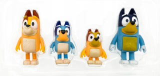 Súprava figúrok Moose Toys Bluey Bluey & Family 4 ks.