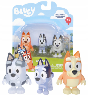 Figúrky Los 13040 bluey 3 roky + sada