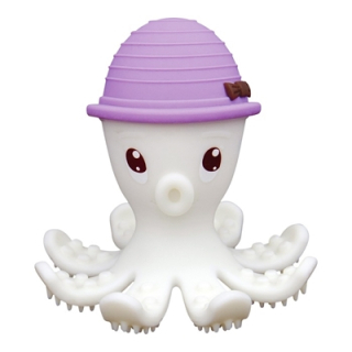 Hryzadlo pre batoľa - MOMBELLA OCTOPUS ZUBY LILAC TOY
