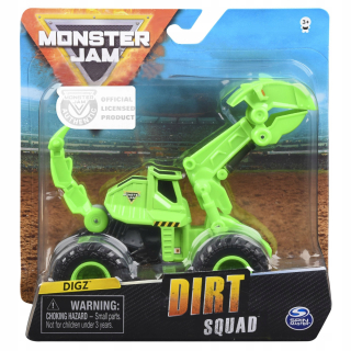 Autíčka zostava - Spoločnosť Monster Jam Dirt Squad Digz Vehicle bager