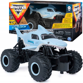 Auto na diaľkové ovládanie - Spoločnosť Monster Jam Vehicle Megalodon RC 1:24 riadené