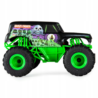 Auto na diaľkové ovládanie - Spoločnosť Monster Jam diaľkovo ovládané Grave Digger 1:24 RC