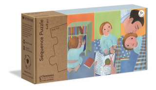 Montessori Puzzle Sekvencia každodenný život 3+