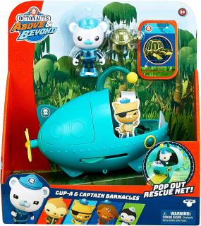 Súprava figúrok Moose Toys Octonauts Land Adventures Gup-A & Captain Barnacles