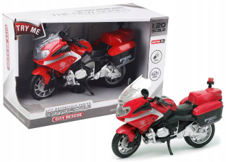 Motocykel so svetlom a zvukom pre chlapca