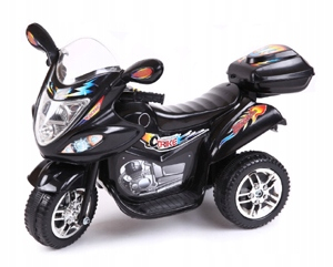 Čierny motocykel Joy4kids