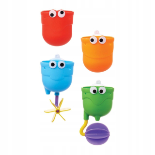 Hračka do vody - Munchkin kúpacie hrnčeky s prísavkami