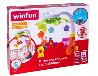 Kolotoč nad postielku - Hudobný kolotoč s projektorom pre Smile lôžku