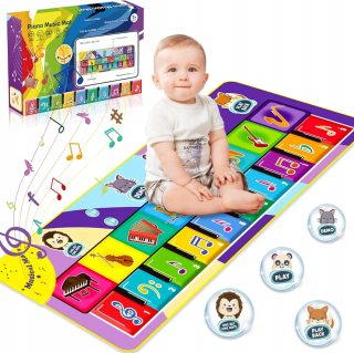 Hudobná tanečná podstatá interaktívna zvuková hračka pre deti 100 x 36 cm