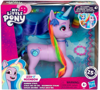 MY LITTLE PONY Izzy Moonbow Pony S MAGICKÝMI VLASMI Zvuk F8825 Hasbro