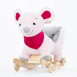 Hojdací koník - RIDER-ROCKER MOUSE na stĺpoch S KOLAMI