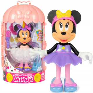 Bábika - Minnie Mouse Mini Doll Unicorn + Jacket + AKC.