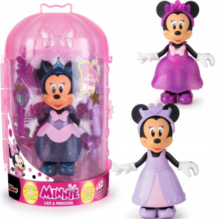 Rozprávková postavička - Mouse Minnie Mini Doll Princess Šatník Oblečenie