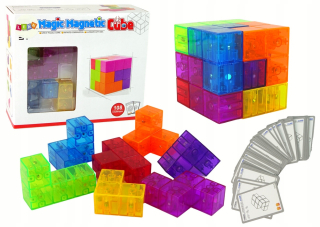 Magic Original Logical Cube na kladenie hry magnetickej tetris