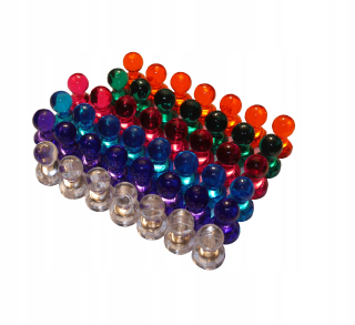 Magnetky - Magnety pre magnetickú tabuľka Pines 45 ks
