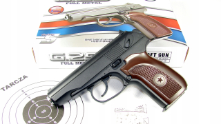 Pištoľ pre deti - Makarov Metal zbrane Gun Balls vetrovka