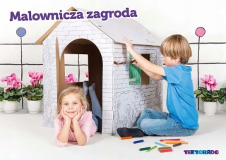 Papierové hračky - Malebný statok s texturatext