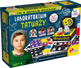 Malý génius laboratórium tetovanie set game 72965