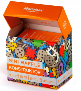 Stavebnica - Marioinex Klocki Mini vafle konštruktér 300 el.