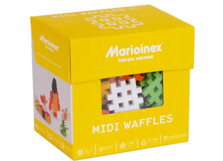 Stavebnica pre deti - Marioinex Midi oblátky stavebné bloky 90 EL.