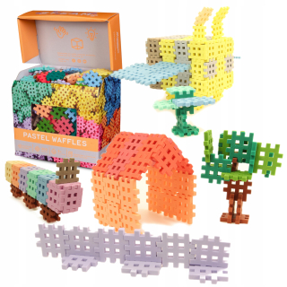 Stavebnica - Marioinex Pastel bloky Mini vafle vafle 300