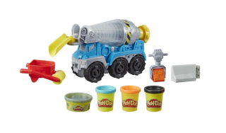 Plastové hmotnosť Playdoh Kolesá Miešačka