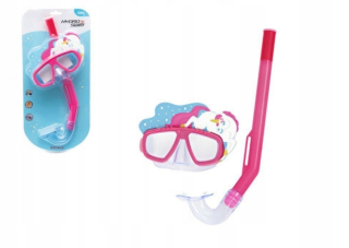 Mask Snorkel Animal Pink Besta